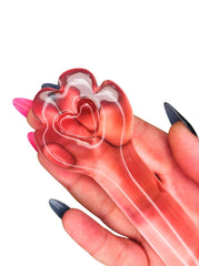 Paws on Entry : Pink Glass