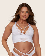 Aspen Bralette : Ice White