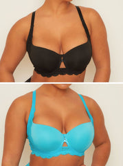 Daley Lace Bra Bundle : Black & Bluebird