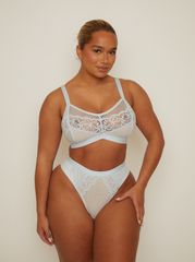 Frankie Bralette & Brief Set : Ballad Blue