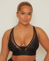 Riley bralette : Midnight Black