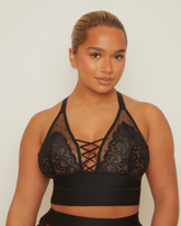 Maya Bralette : Midnight Black