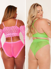 Tutti Threesome : Neon Lime