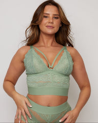 Gia Bralette : Basil Green