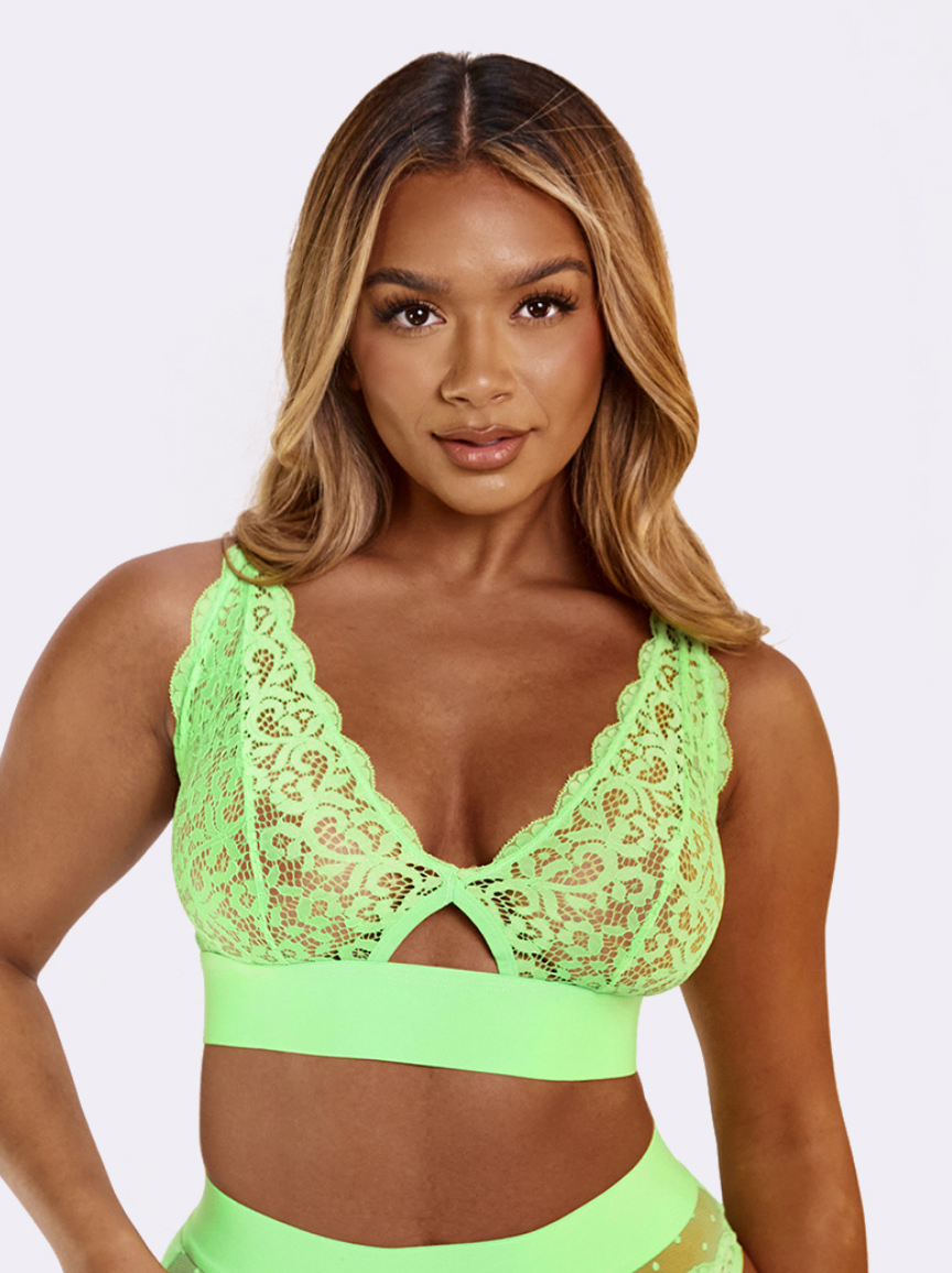 Julisa Bralette Vibrant Lime