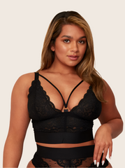 Gia Bralette : Midnight Black
