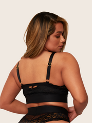 Gia Bralette : Midnight Black
