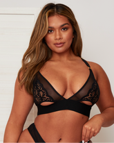 Daphne Bralette : Midnight Black