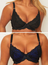 Plunge Bra Bundle : Black & Devil Blue