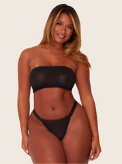 Addison Bandeau & Brief Set : Jet Black