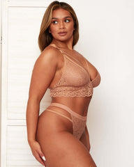 Aria Bralette & Brief Set : Warm Sand
