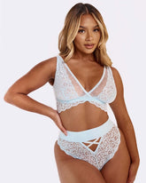 Clara Bralette & Brief Set : Ballad Blue