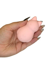 Soft Pink Discrete Cat shaped personal toy