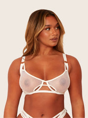 Aphrodite Balcony Bra : Ice White