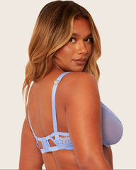 Artemis Plunge Bra : Carolina Blue