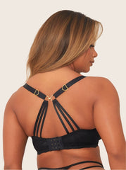 Bianca Plunge Bra : Wild Leopard