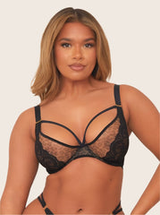 Bianca Plunge Bra : Wild Leopard