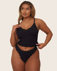 Blair Bralette & Brief Set : Jet Black