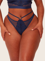 Brooke Bralette & Brief Set : Oceanic Blue