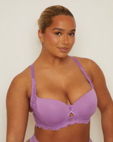 Daley Lace T-shirt Bra : Amethyst Orchid
