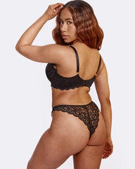 Capella midnight black stylish and comfortable brazilian in midnight black