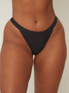 Ally Twin Pack Thong : Black & Very Cherry