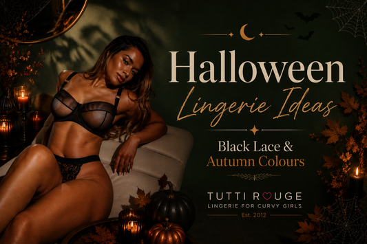 Halloween Lingerie Ideas | Black Lace Bras & Autumn Styles | Tutti Rouge