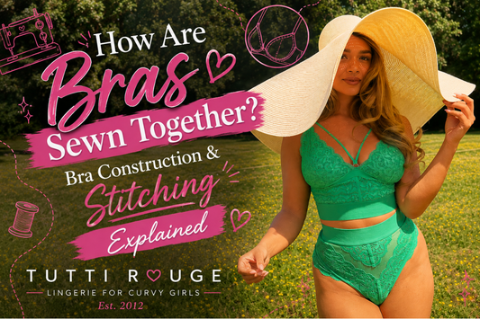 How Are Bras Sewn Together? Bra Construction & Stitching Explained | Tutti Rouge