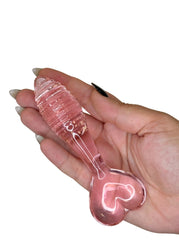 Heart Grenade : Pink Glass