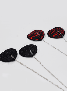  Silver Chain Diamantes Nipple Pasties