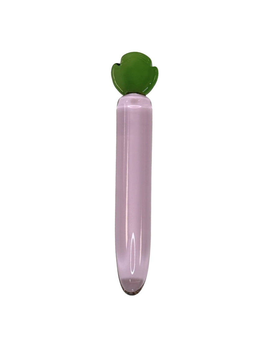 Glass Toy from Brand X by Tutti, in the same of a long raddish 