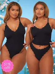 Seamfree Tutti Threesome : Jet Black
