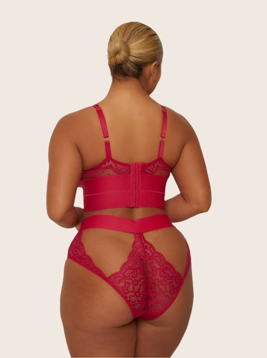 Victoria Bralette : Very Cherry