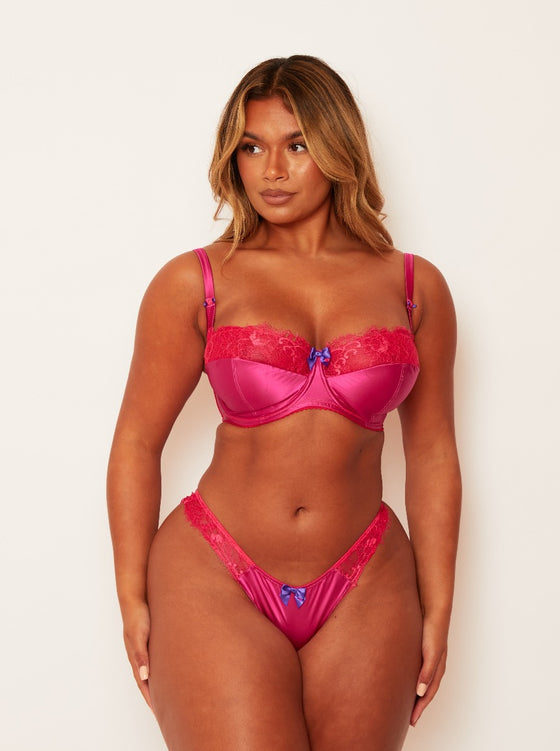 Kitty Bra : Magenta Rose