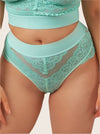 Francine high waisted ocean wave brief thong style