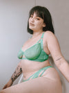 Aphrodite Bra : Apple Green