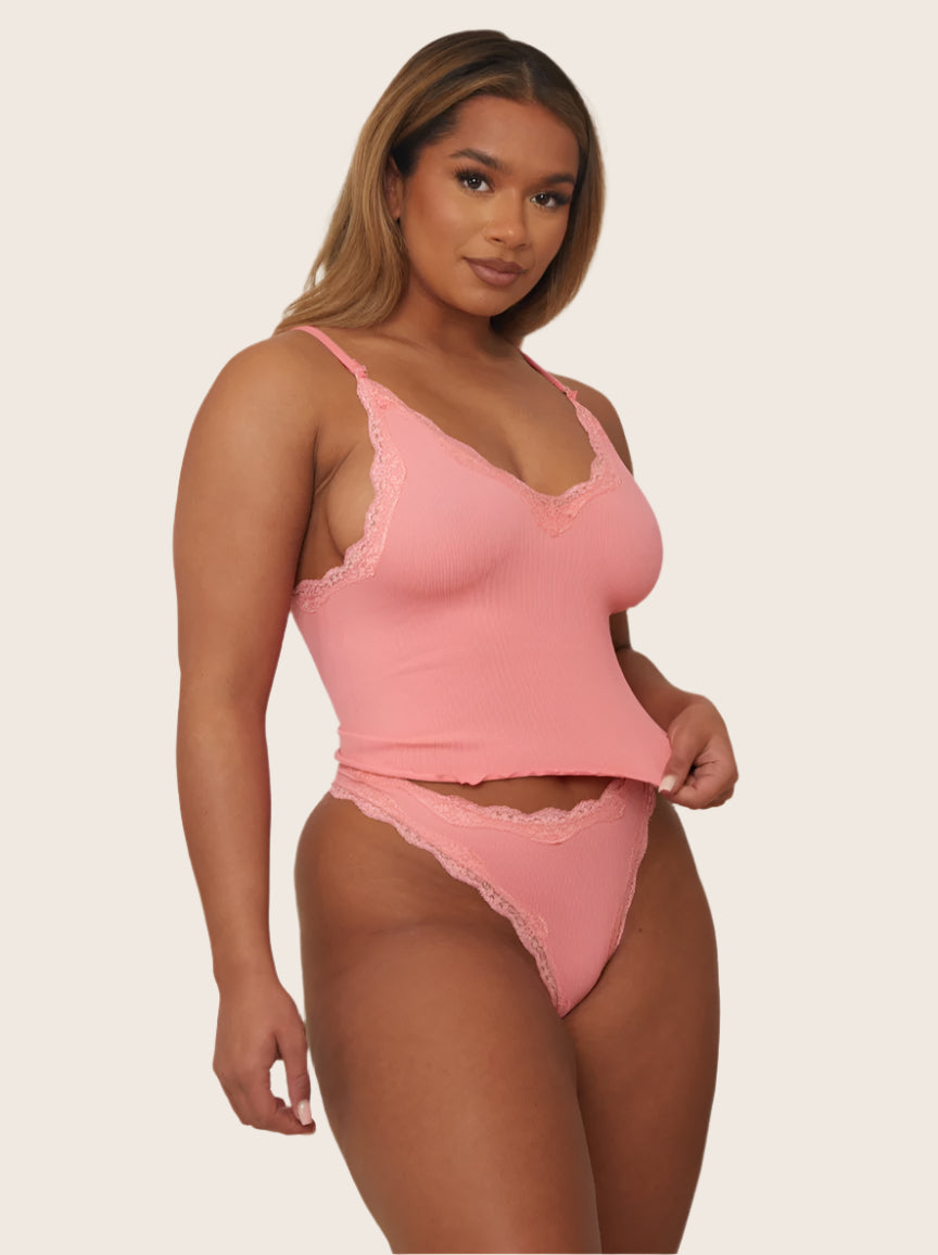 Blair Bralette : Coral Pink