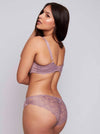EZ-T dusky mink underwired bra for full support