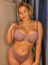 Ez-T sleek and sexy everyday bra in dusky mink