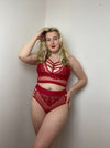 Kayla Bralette : Raspberry Red