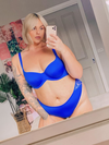 EZ-T sexy and supportive dazzling blue bra