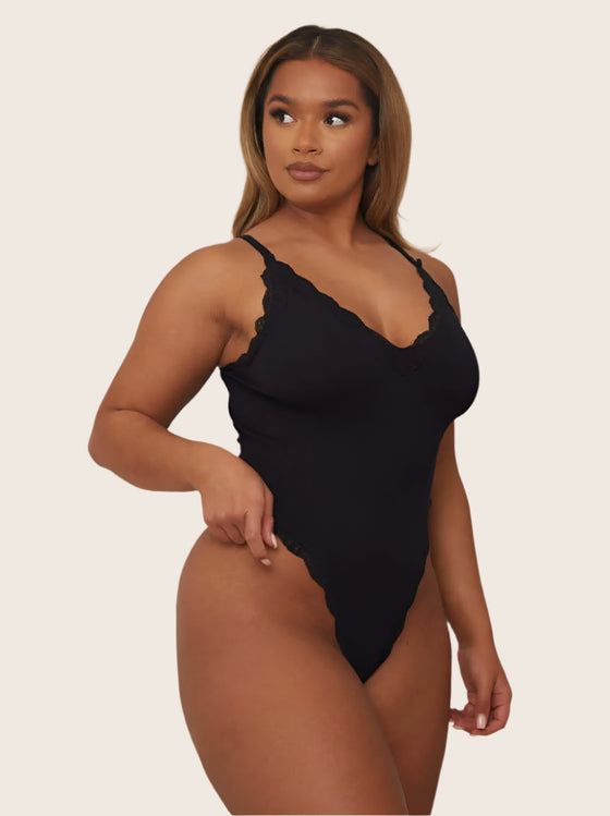 Robyn Bodysuit : Jet Black