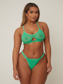  Sunnie Bralette : Fern Green